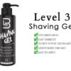 LEVEL 3 SHAVING GEL – STRAIGHT SHAVING GEL – NON-IRRITATING – L3 REFRESHING SMELL – NO HOT TOWEL NEEDED-6