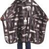 SCALPMASTER BARBER CAPE WITH SNAP CLOSURE PRINT CA-4132