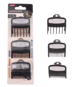 3PCS HAIR CLIPPER GUARDS GUIDE COMBS HAIR CLIPPER CUTTING GUIDES HAIRSTYLING TOOL ACCESSORY FOR HAIR SALON COMPATIBLE WITH 1.5MM 3MM 4.5MM