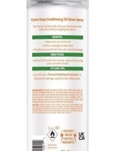 CANTU OIL SHEEN DEEP CONDITIONING SPRAY WITH SHEA BUTTER, 10 OZ.