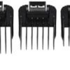 ANDIS 7 PIECE SNAP-ON BLADE COMB SET BLACK (01380)-