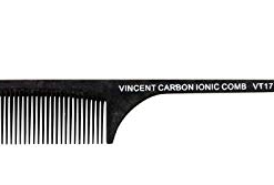 CARBON RAT TAIL COMB 9.5 INCHES