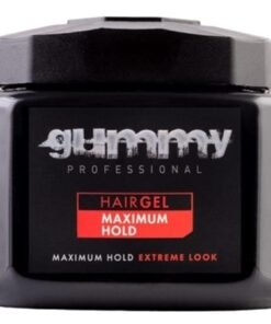 GUMMY EXTREME MAXIMUM HOLD HAIR GEL 23.5 OZ, STRONG HOLD HAIR GEL, LONG LASTING HAIR GEL, ALCOHOL FREE HAIR GEL.