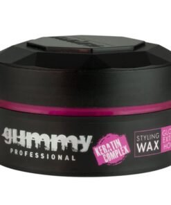 GUMMY PROFESSIONAL GLOSS EXTRA HOLD HAIR STYLING WAX, VITAMIN B5 (PANTHENOL), PARABEN & ALCOHOL FREE, KERATIN COMPLEX, EDGE CONTROL, EXTREME LOOK, 150 ML