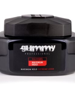 GUMMY PROFESSIONAL HAIR GEL MAXIMUM HOLD, LONG-LASTING HOLD, VITAMIN B5 (PANTHENOL), PARABEN AND ALCOHOL FREE, EDGE CONTROL, EXTREME LOOK, 500 ML