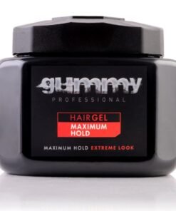 GUMMY PROFESSIONAL HAIR GEL MAXIMUM HOLD, LONG-LASTING HOLD, VITAMIN B5 (PANTHENOL), PARABEN AND ALCOHOL FREE, EDGE CONTROL, EXTREME LOOK, 700 ML