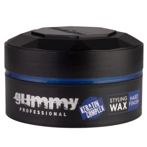 GUMMY PROFESSIONAL HAIR STYLING WAX WITH HARD FINISH, VITAMIN B5 (PANTHENOL), PARABEN AND ALCOHOL FREE, KERATIN COMPLEX, EDGE CONTROL, EXTREME LOOK, 150 ML