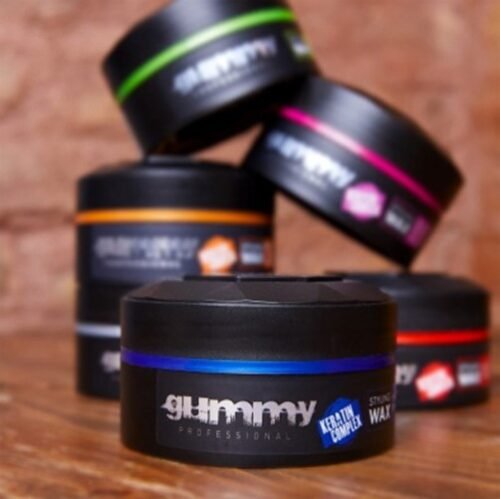 GUMMY PROFESSIONAL HAIR STYLING WAX WITH HARD FINISH, VITAMIN B5 (PANTHENOL), PARABEN AND ALCOHOL FREE, KERATIN COMPLEX, EDGE CONTROL, EXTREME LOOK, 150 ML....