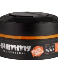 GUMMY PROFESSIONAL SHINE FINISH HAIR STYLING WAX, VITAMIN B5 (PANTHENOL), PARABEN & ALCOHOL FREE, KERATIN COMPLEX, EDGE CONTROL, EXTREME LOOK, 150 ML