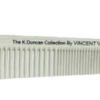 KENNY DUNCAN VINCENT WHITE CERAMIC 7inh NARROW TAPERED COMB VT1718-1W