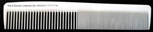 KENNY DUNCAN - WHITE CERAMIC COMB (MARCELING) VINCENT VT1717-W