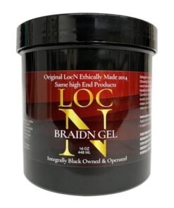 LOC N BRAIDN GEL, 16 OZ, CLEAR.