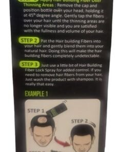 MAGIC FIBER - HAIR BUILDING FIBER, INSTANT FULL HAIR, BLACK-