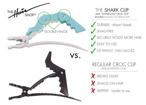 THE HAIR SHOP BIG SHARK CLIP.