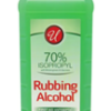 WINTERGREEN 70% RUBBING ALCOHOL, 16 OZ,